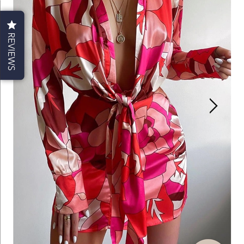 Runway The Label - print dress NWT